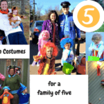 family five group halloween costumes diy