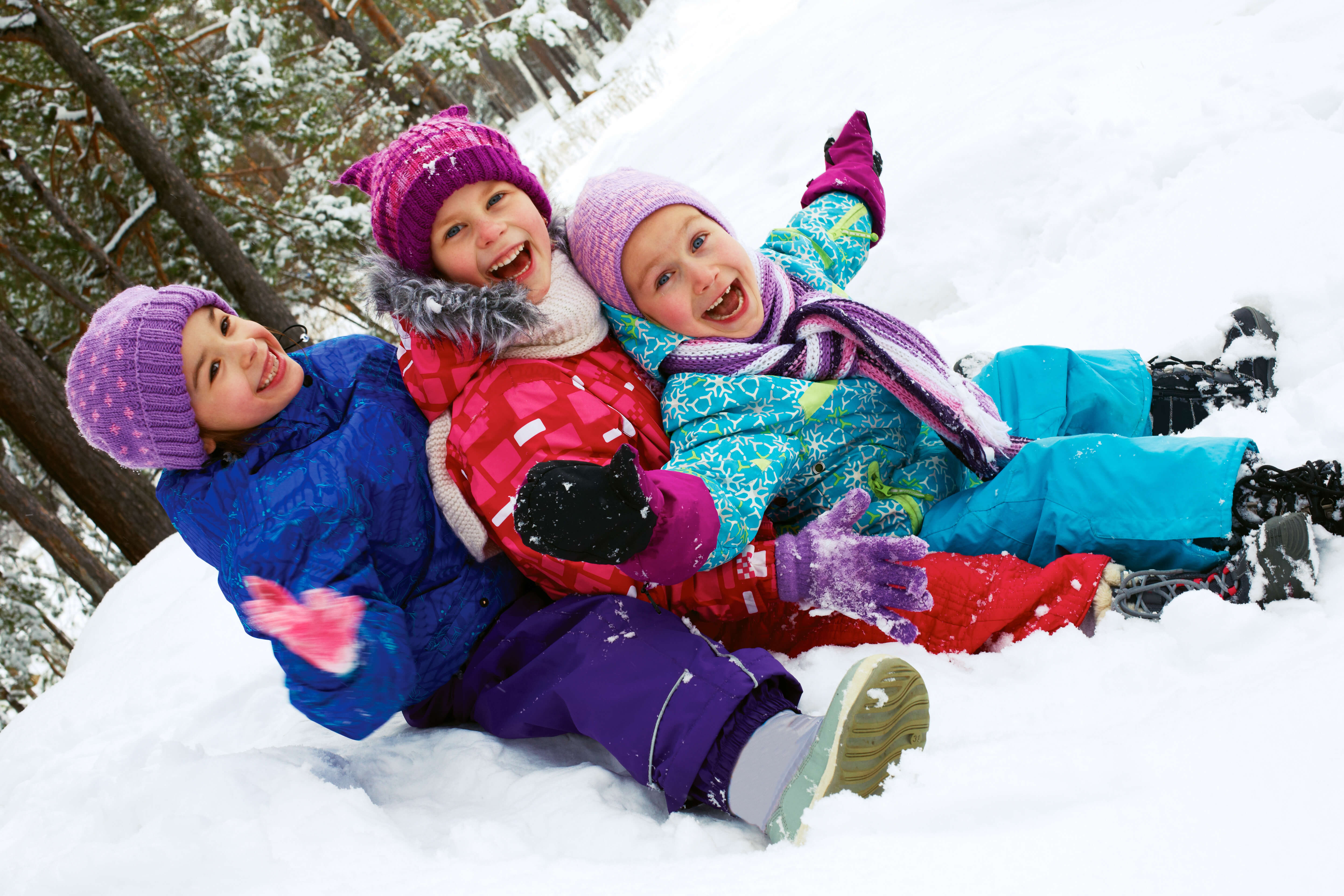 kids enjoying winter on sled moncton riverview dieppe weekend events
