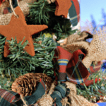 Scottish Pioneer Inspired Christmas Tree MyNBChristmasTree New Brunswick pickle planet homemade ornaments decorations tartan