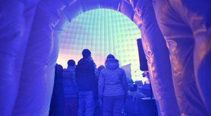 riverview winter carnival inflatable igloo winter wonderland park ignite fun