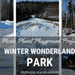 riverview skating sliding hill winter wonderland playground park moncton PICKLE PLANET