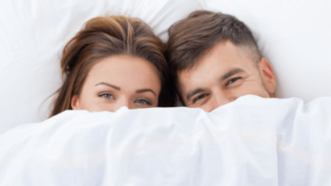 couple in bed sex after baby when how trouble relationship communicaiton advice podcast pickle planet