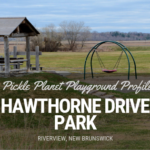 HAWTHORNE DRIVE PARK RIVERVIEW playground moncton PICKLE PLANET RIVERFRONT ACCESSIBLE NATURAL