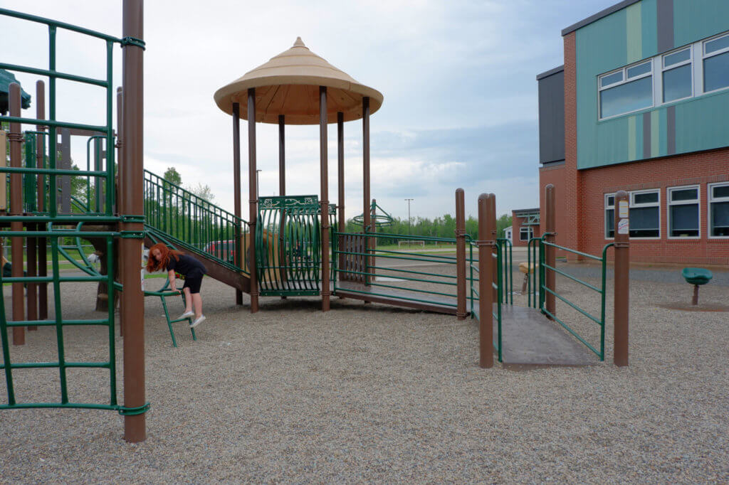riverview east school playground pickle planet moncton large wide