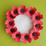 remembrance day crafts kids preschool november pickle planet diy poppy wreath