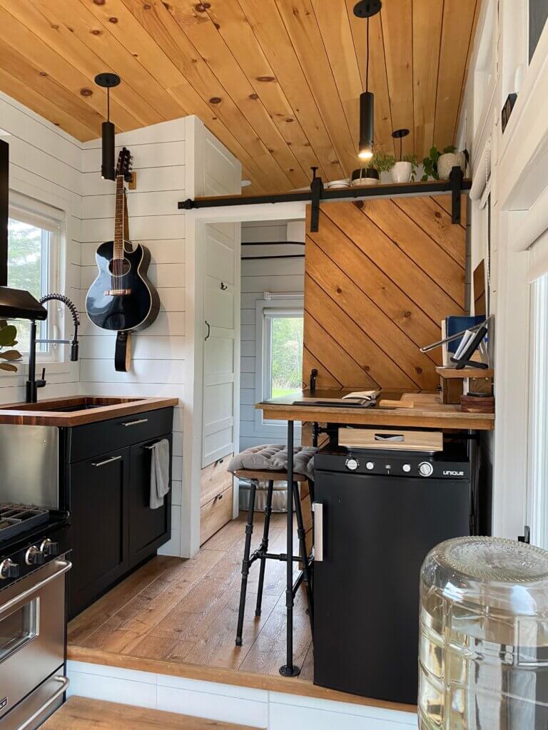 On location with New Brunswick tiny home builder Denis Daigle Pickle
