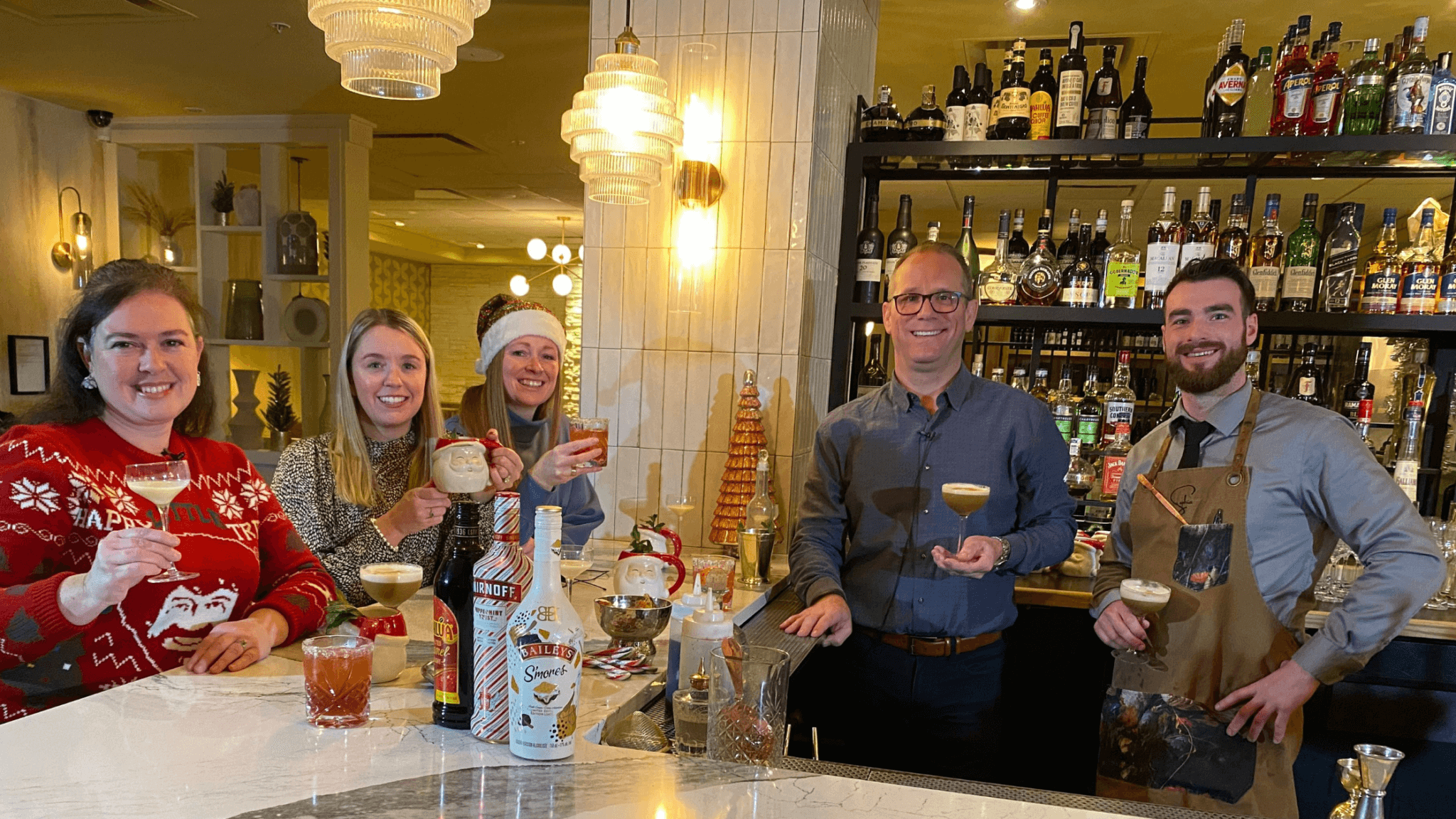 Christmas Cocktails at Moncton’s Sophia & Spritz Pickle Moncton