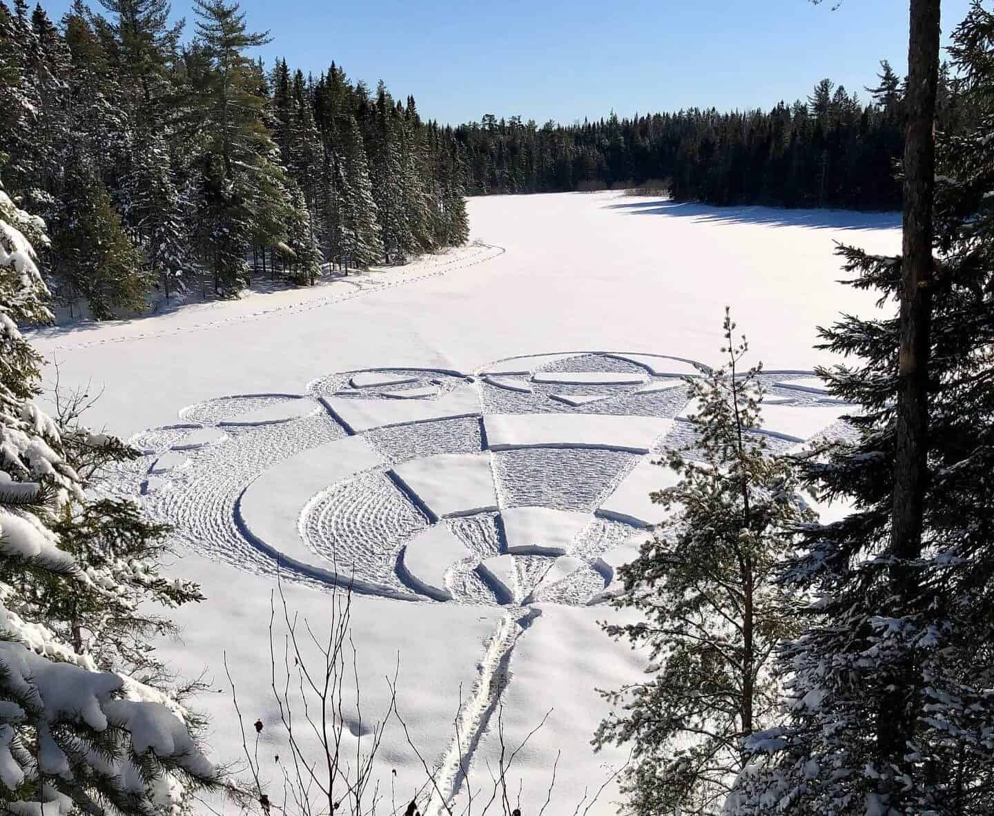 snowshoe art riverview 2022 winter carnival matt robinson